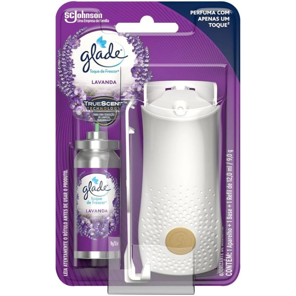 Glade Aromatizador de Ambiente Lavanda Manual Padrão ou Oferta Especial, Kit  Aparelho e Refil, 12ml