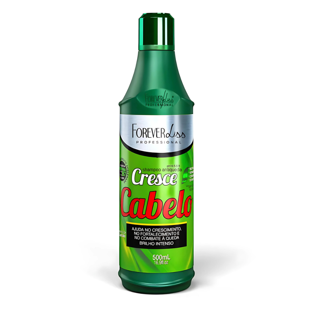 Shampoo Para Crescimento Capilar Cresce Cabelo Forever Liss 500ml