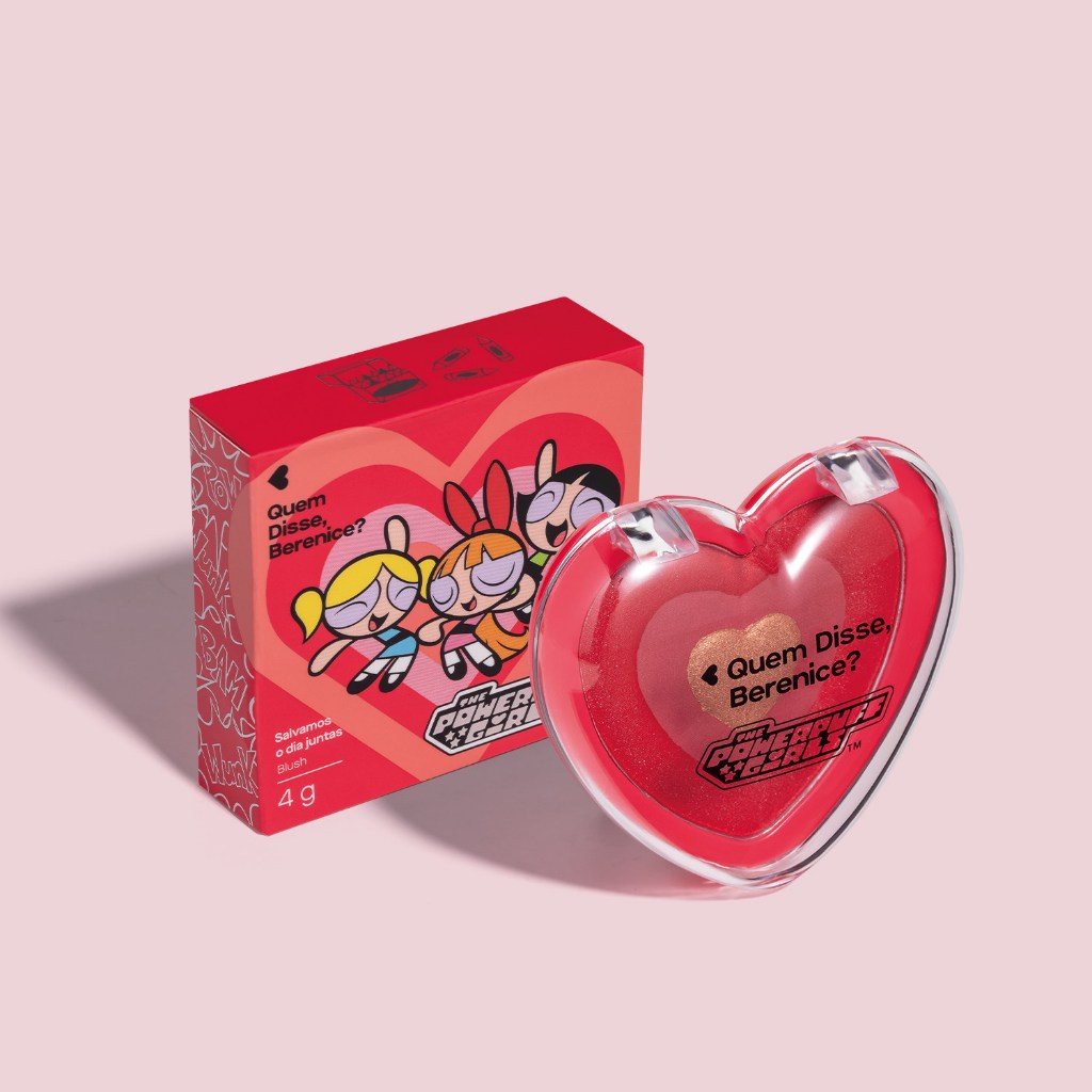 Blush Compacto Salvamos O Dia Juntas QDB As Meninas Super Poderosas 4g - Mais vendido - Quem disse, Berenice?