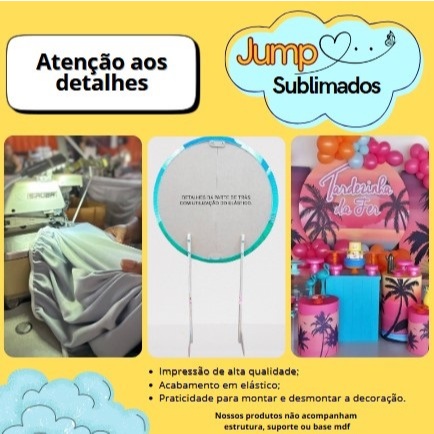 Painel Redondo Tecido Sublimado decor Minnie Vermelha 1,50m — imagem 2 de 2