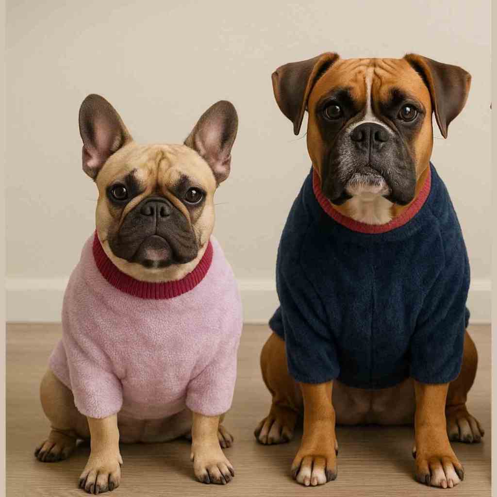 KIT 2 ROUPAS Inverno Cães e gatos PP ao XG–Tecido Soft Macia e Confortável, Várias Cores e Tamanhos