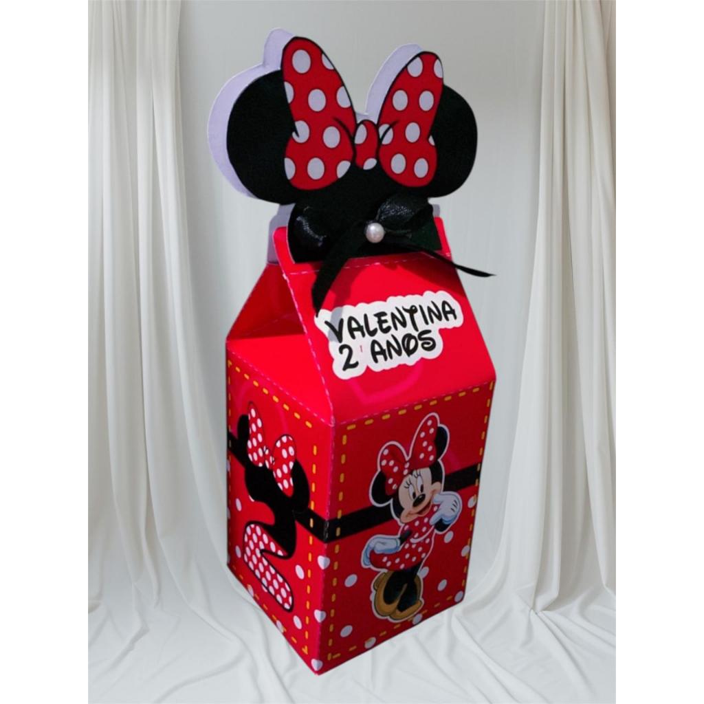 KIT Caixinha  Personalizadas MINIE VERMELHA \ Mimos, Lembrancinhas Caixinhas, Infantil, Kit Festa, Aniversário,Decoração