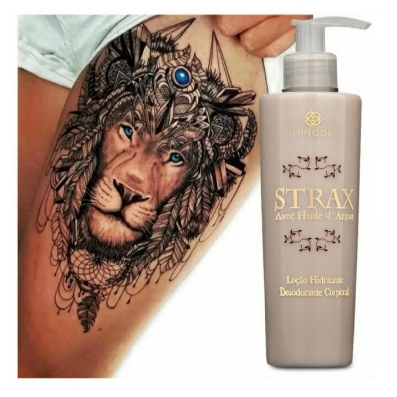 Loção Hidratante Desodorante Corporal Strax HINODE (ÓTIMO PARA REALÇAR TATUAGEM)