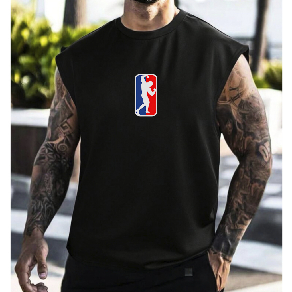 Regata Oversized Top Musculação Academia Streetwear Grande Treino Maromba 100% Algodão Camisa Camiseta