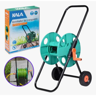Enrolador Mangueira Com Rodasbase E Alça Com Estrutura Metálica Tubular; Manivela De Acionamento; Não Acompanha Mangueir em Oferta na Shopee