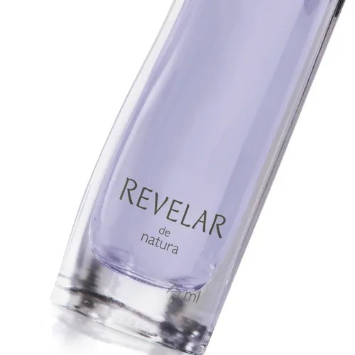 Revelar 75 ml - Perfume Natura feminino mais vendido Adocicado marcante - Floral baunilha e fava tonka - Vegano clássico