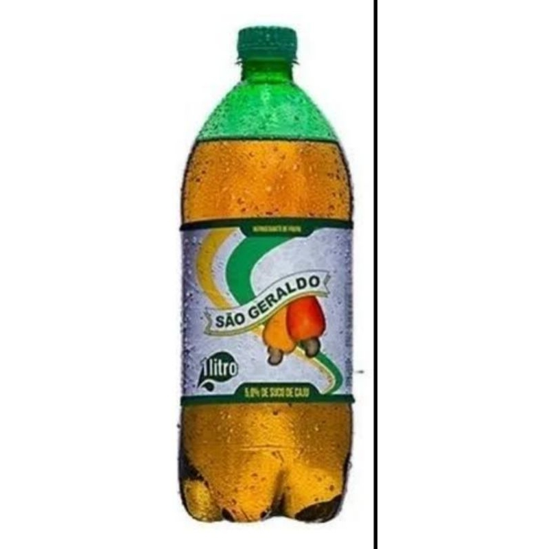 Refrigerante de caju são Geraldo 1 litro Juazeiro ceará