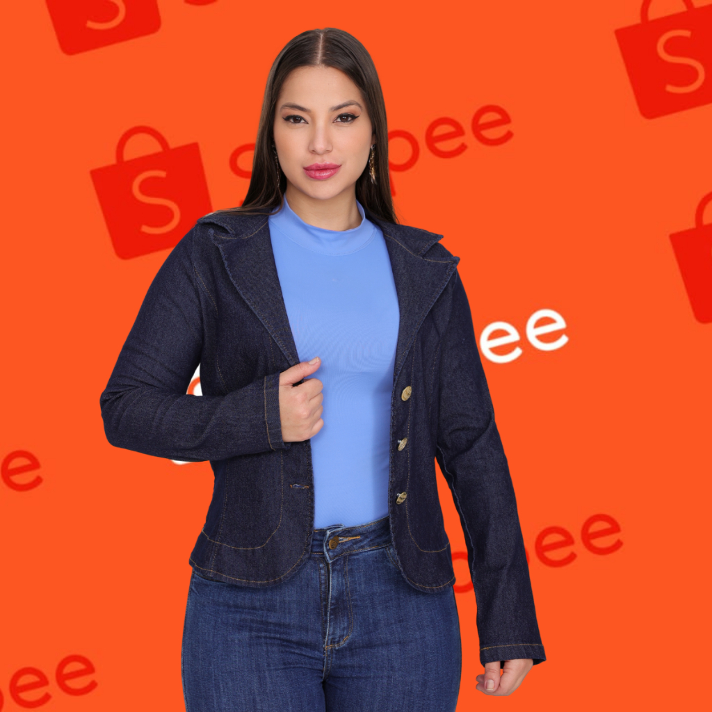 jaqueta feminina casual no jeans,  jaqueta jeans para frio blazer feminino
