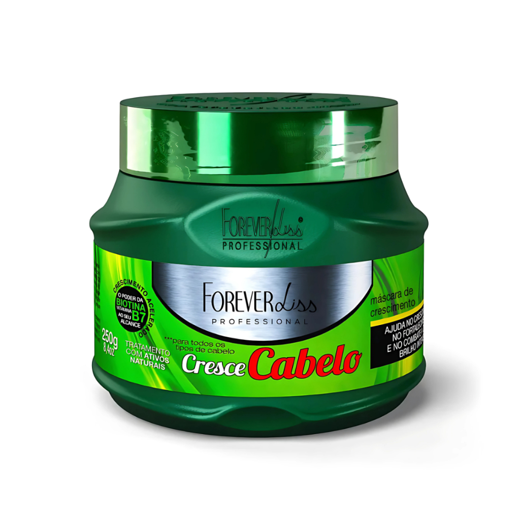 Mascara de Tratamento de Crescimento Capilar Cresce Cabelo Forever Liss 250g