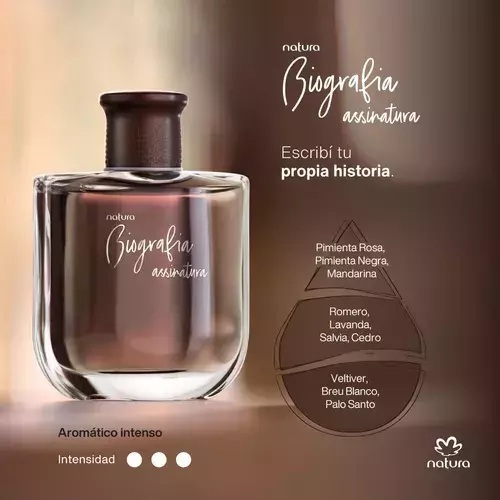 Desodorante Colônia Biografia Assinatura Masculino 100 ml - Perfume mais vendido - Floral - Vegano - Adocicado