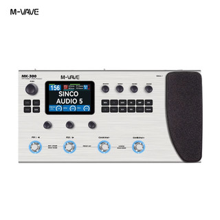 M-VAVE MK-300 Processador Multiefeitos para Guitarra | ANN Neural Modeling 120AMP/360FX | 10h 150s STEREO LOOPER128 Drum