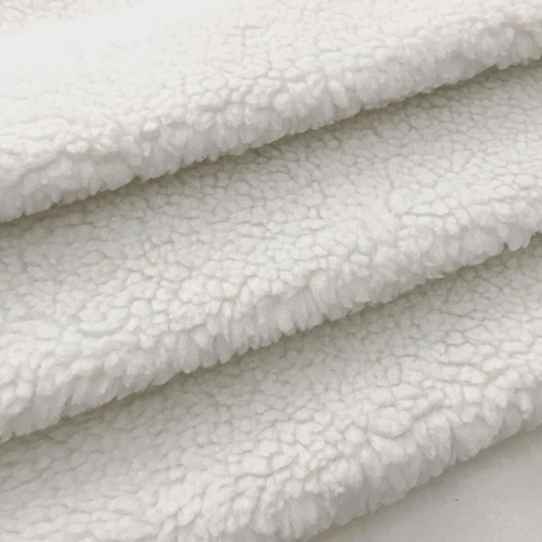Tecido Teddy Carneirinho 1,60m Largura Branco