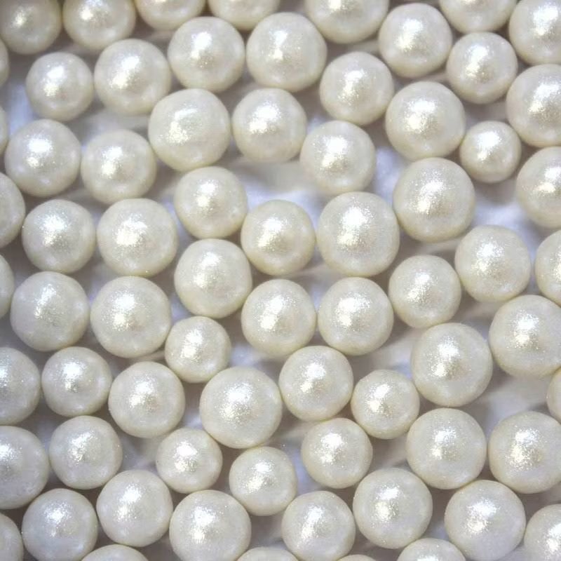 Kit Pérolas Comestíveis para Confeitaria – 4 Cores (50g cada ) ✨🎂