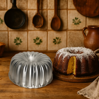 Forma Assadeira Decorada Gomada 22cm – Alumínio Reforçado 100% em Oferta na Shopee