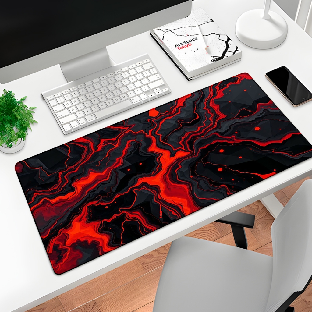 Mouse Pad Gamer p/ Destktop Borda Costurada Setup Estampas Mandalas Abstrato Arte Morderna Diversos Tamanho — imagem 2 de 2