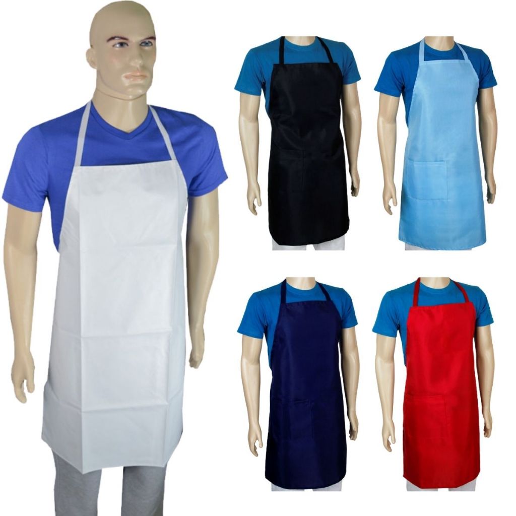 Avental Tergal Multiuso Com e Sem Bolso, Cozinha, Padaria, Açougue, Garçom, Cabeleireiro