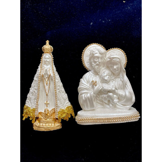 Kit Nossa Senhora de Aparecida e Sagrada Família Oração Fé e Devoção em Oferta na Shopee