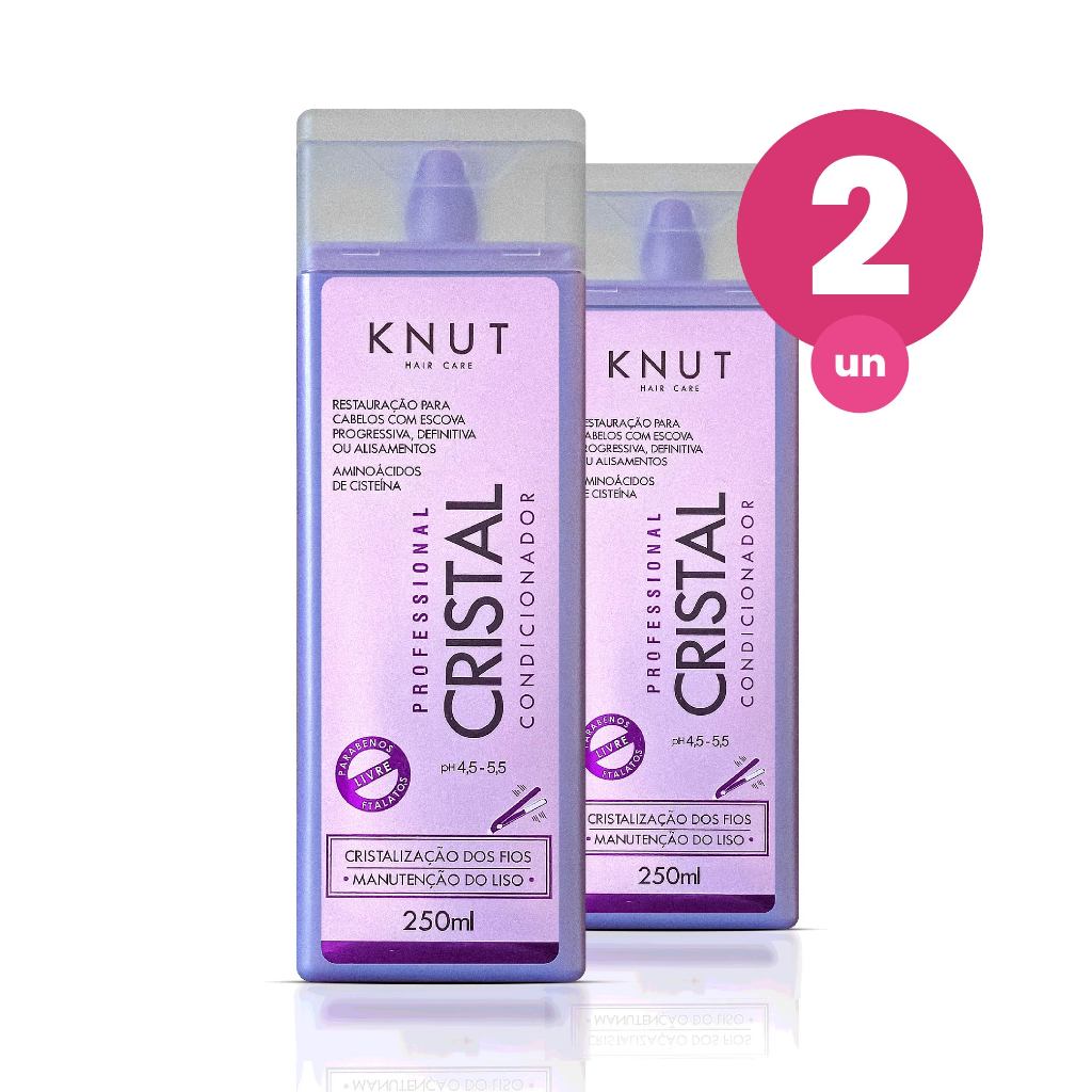 Kit 2 Condicionador Knut Cristal 250ml