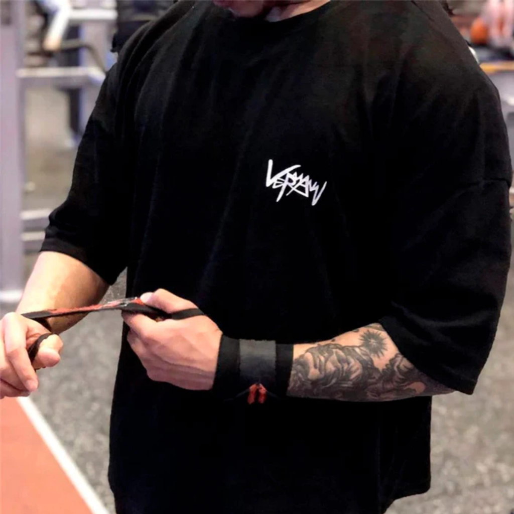 Camisa Oversized Treino Academia Camiseta Larga Streetwear Oversize