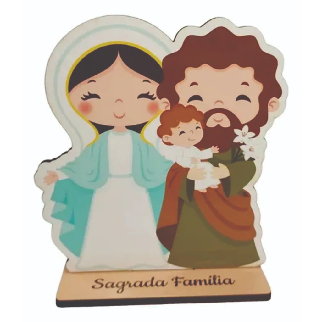 kit Santinhos católicos lembrancinha Mdf 3mm adesivado e laminado 20/30;40/50 un em Oferta na Shopee