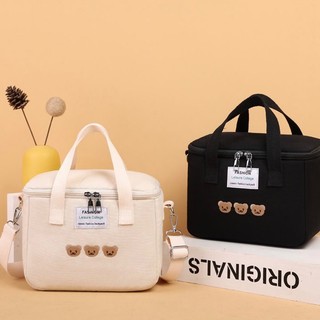 Bolsa Térmica Lancheira Com Alça Para Alimentos marmitas e Líquidos Multiuso Unissex Ampl…