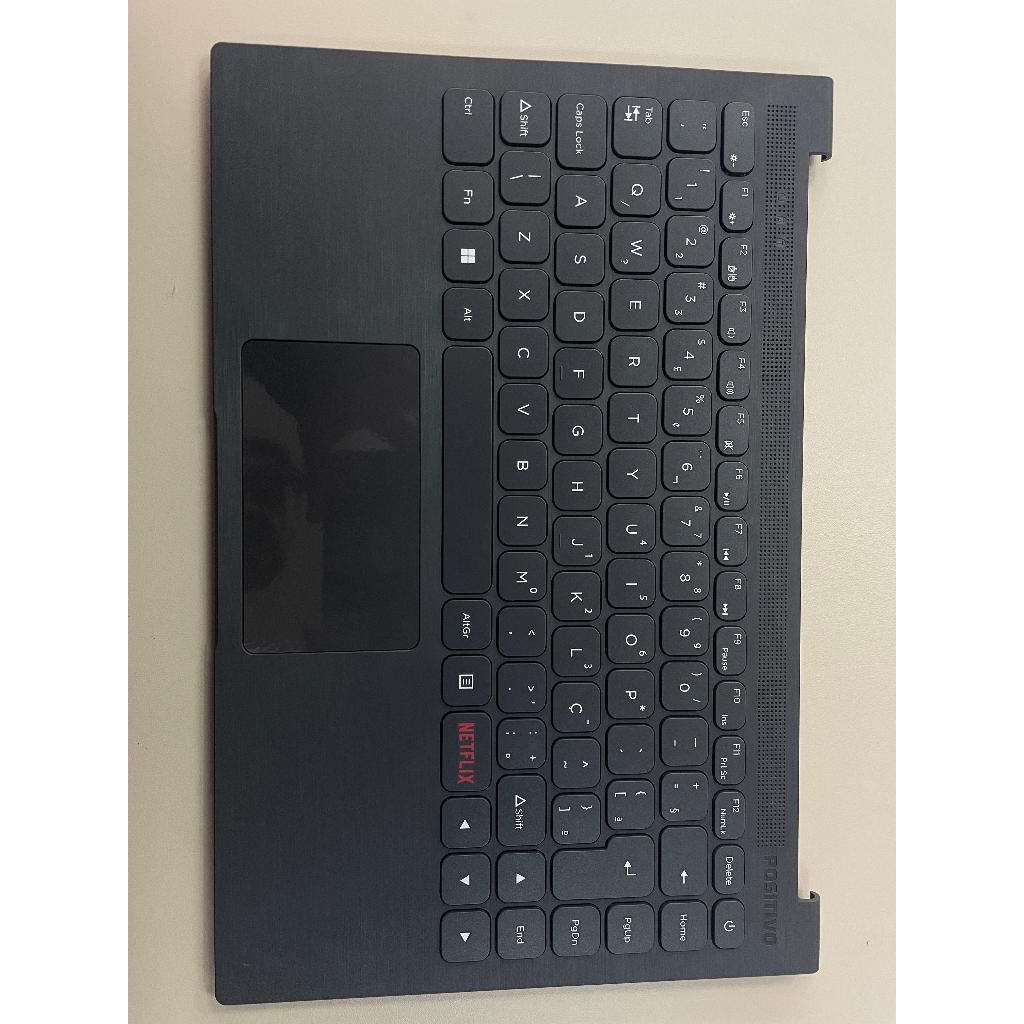 CARCAÇA+TECLADO POSITIVO MOTION GRAY C4128G CELERON N4020 (CINZA)