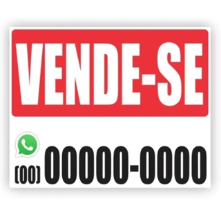 Placa de VENDE SE Para Casa Terreno Imóvel em Oferta na Shopee
