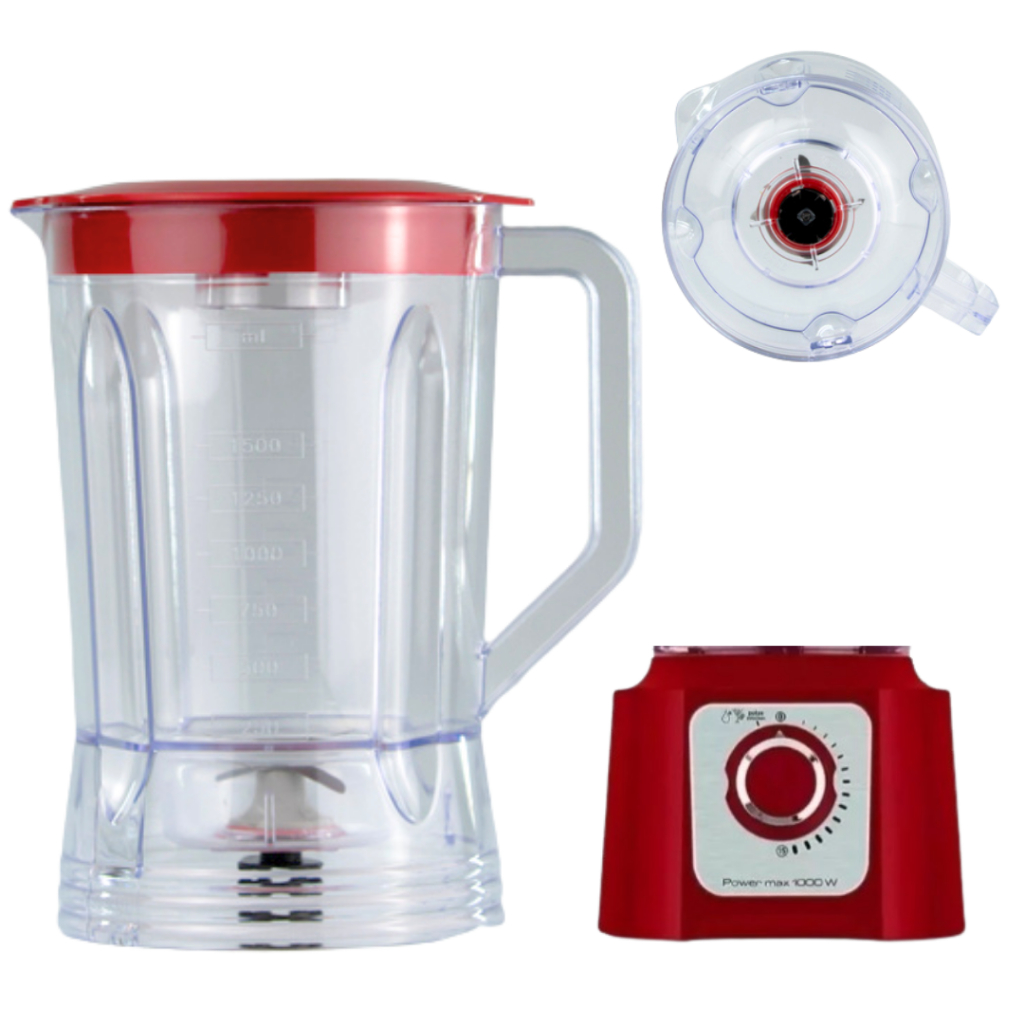 Copo De Liquidificador Arno Power Max 1000w Cristal Vermelho
