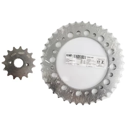 Kit Coroa E Pinhão Nx 400 Falcon 15/40 Dentes Vaz