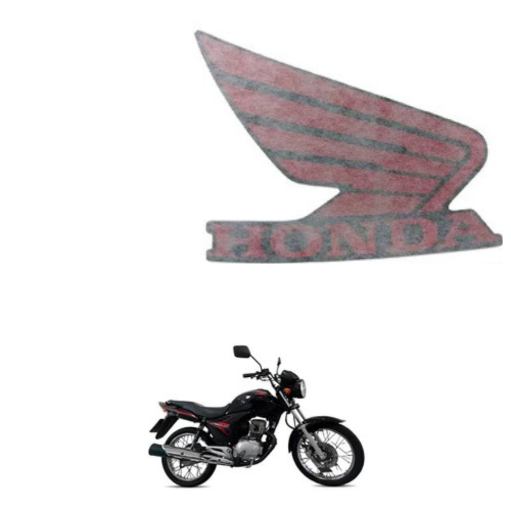 1 Adesivo Do Tanque Lado Direito Cg Fan 150 2013 Esdi Preta Edição Especial Original Honda