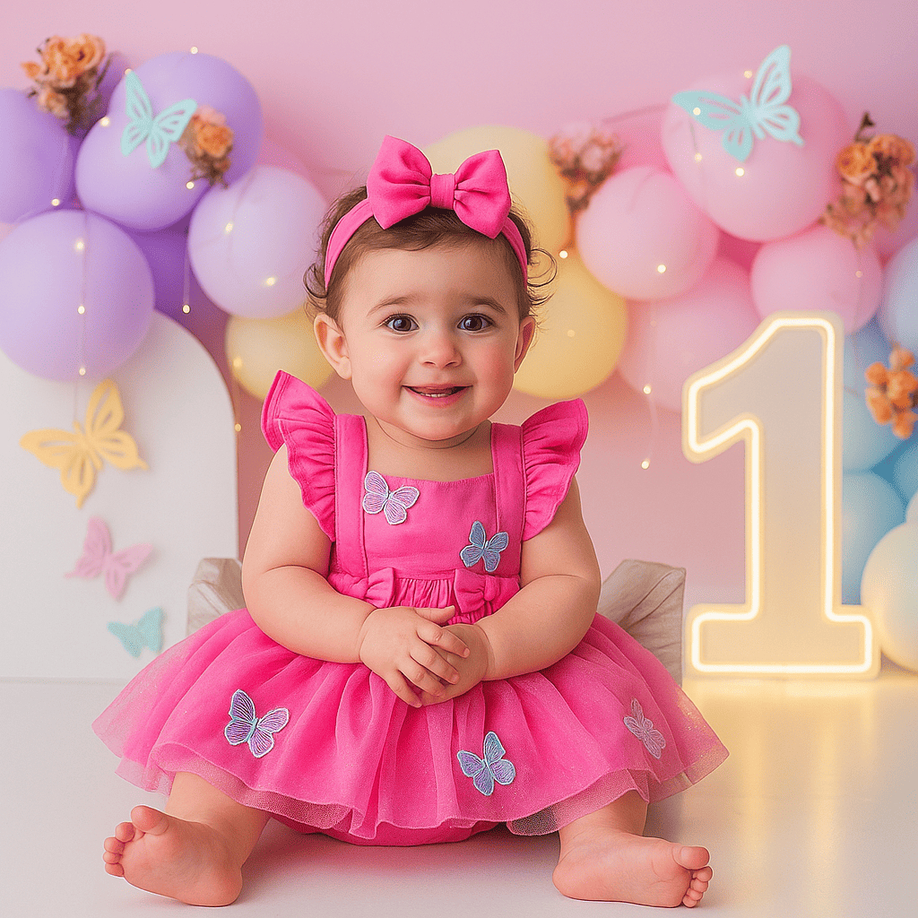 Jardineira Saia Romper Tule Borboletas Mini Diva Jardim Encantado Cinderela Princesas Mesversário em Oferta na Shopee