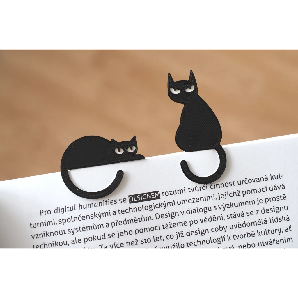 Marcador de Página Gatinho Curioso – Kit Criativo e Fofo em 3D