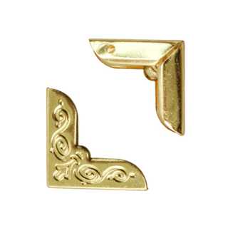 Cantoneira De Ferro Para Diário Bíblia 16x29mm Dourada em Oferta na Shopee