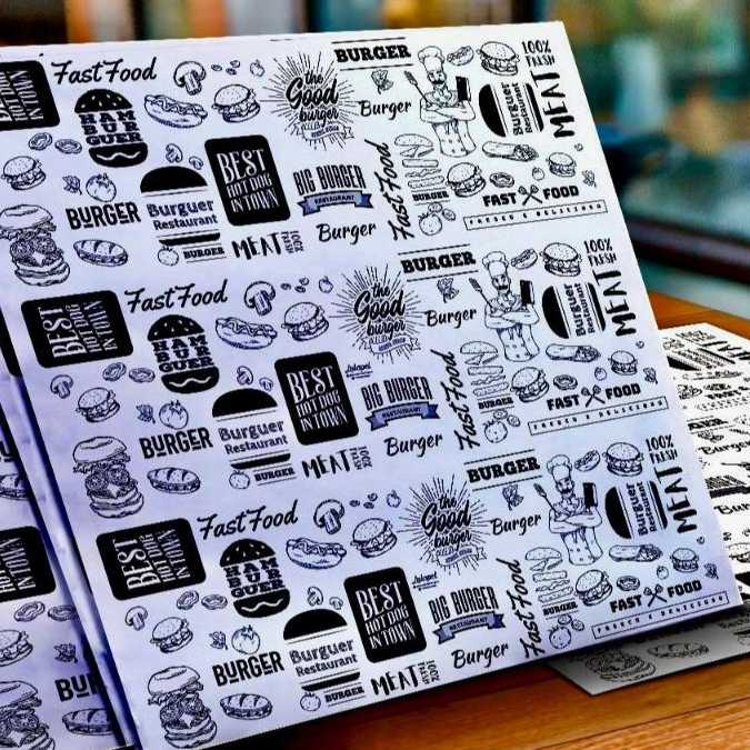 Papel Acoplado p/ Hamburguer (30x38) (40x40) (100/400 Unidades) em Oferta na Shopee