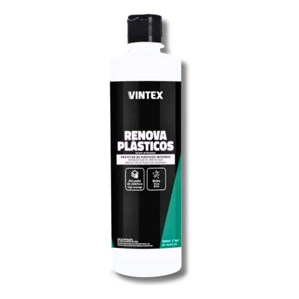Renova Plásticos 500ml Vintex Revitalizador Painel - Vonixx em Oferta na Shopee