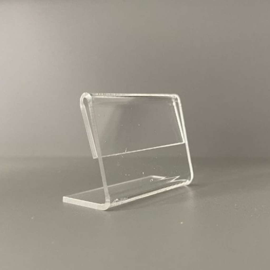 Kit Display Porta Preço Acrílico 5x3cm Ideal para Expositores em Oferta na Shopee