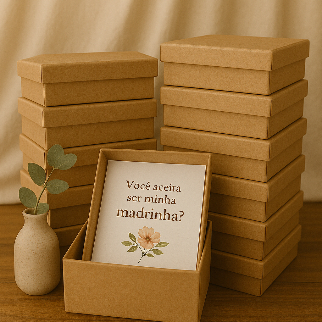 Kit 10 Caixas em MDF Tampa Sapato Lisa Para Lembrancinha Convite Montagem Kits Tamanhos Di...