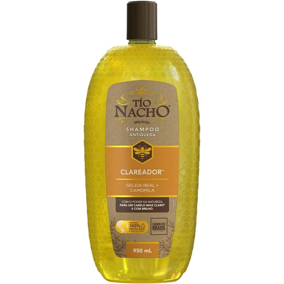 Shampoo Antiqueda Tío Nacho Clareador Com 950ml em Oferta na Shopee