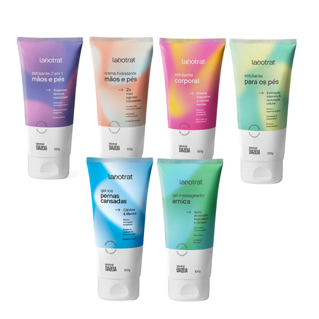 Cuidados Diários Labotrat Dia a Dia Gel Ice, Esfoliante, Hidratante e Mais – Escolha Sua Variação - Beauty