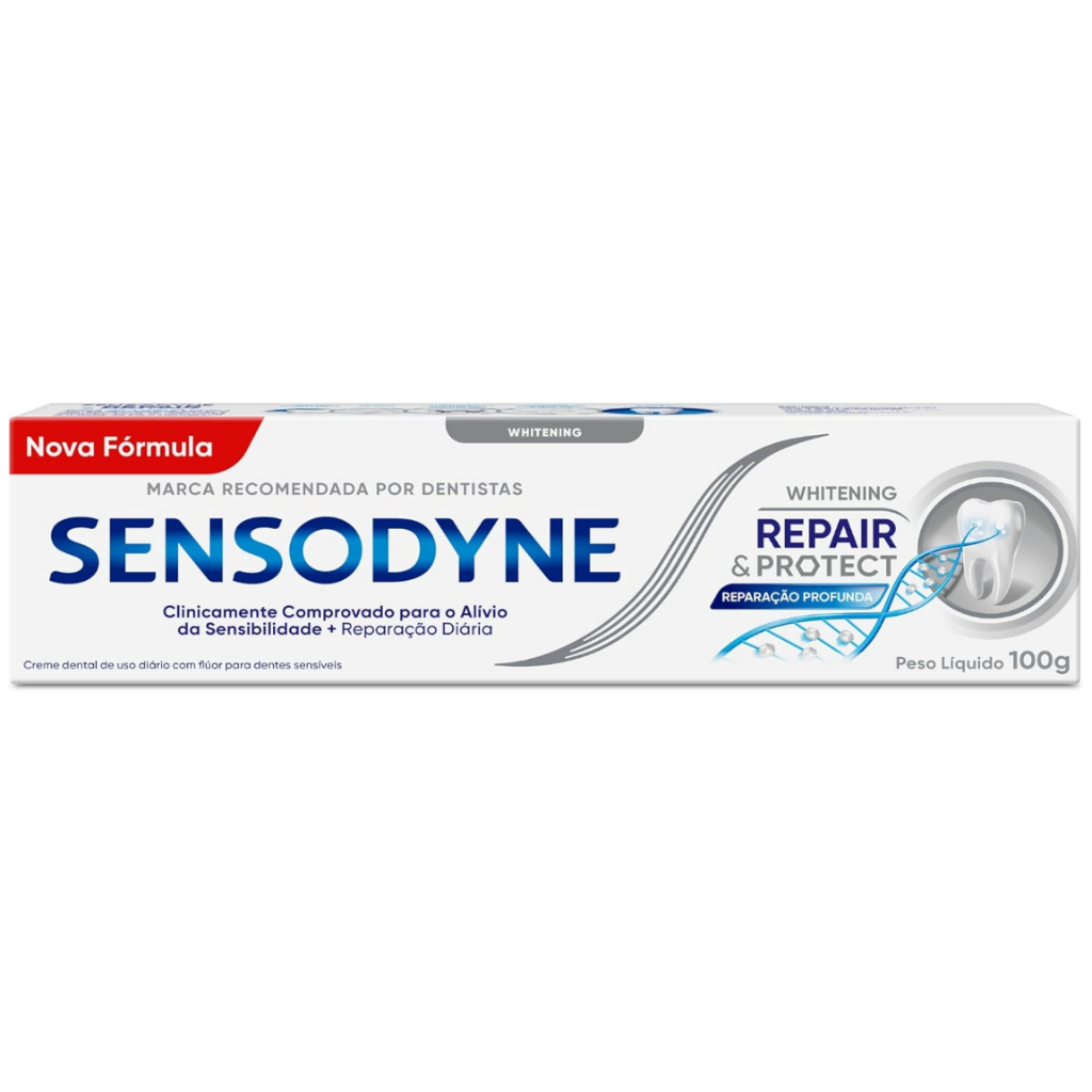 Creme Dental Sensodyne Repair & Protect Branqueador 100g em Oferta na Shopee