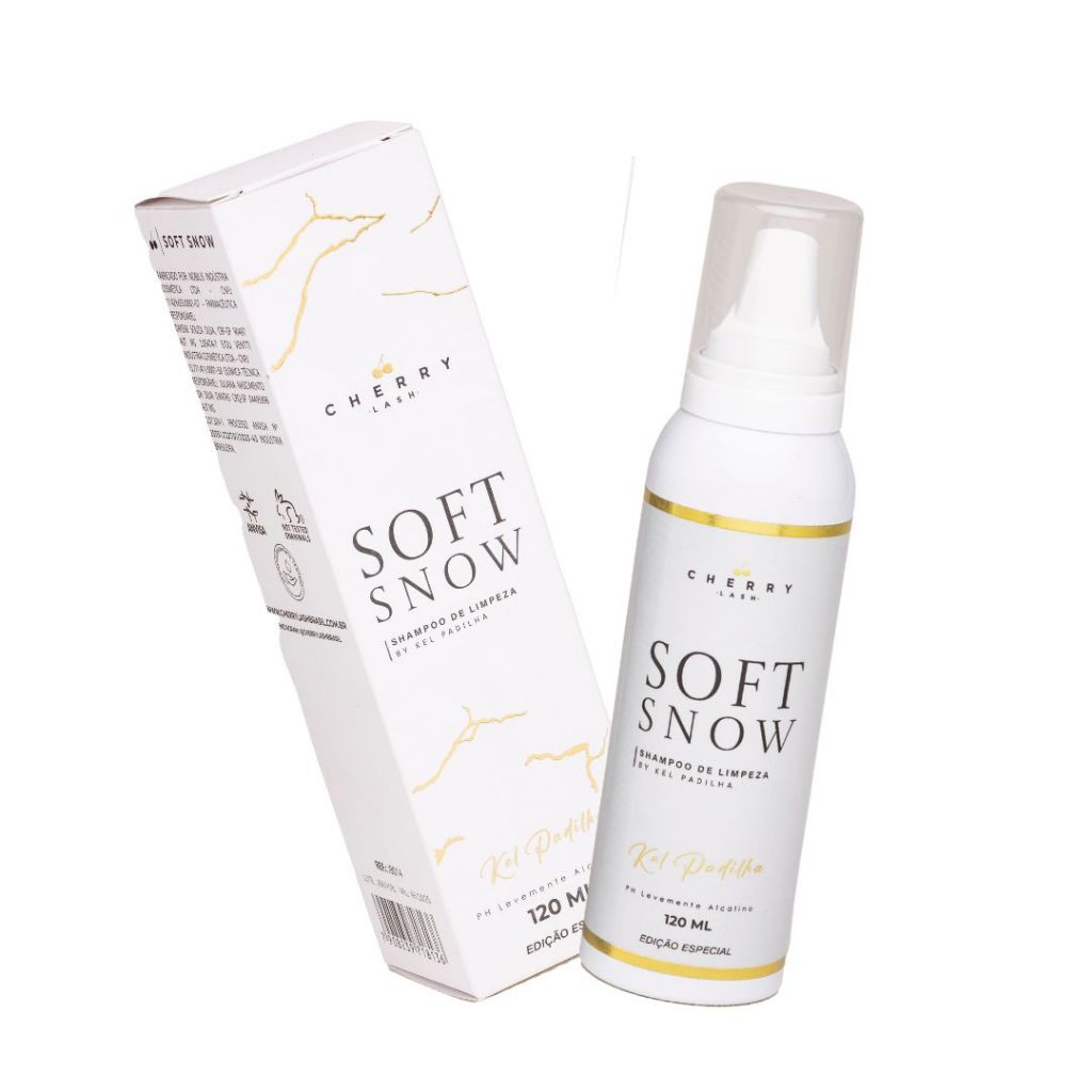 Shampoo de Limpeza Mousse Soft Snow Cherry Lash