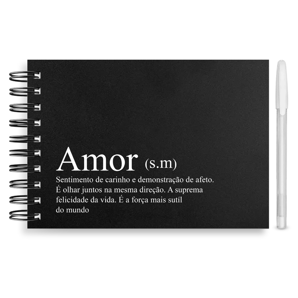 Kit para Scrapbook com Álbum de Fotos + Caneta + Adesivos