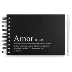 Kit para Scrapbook com Álbum de Fotos + Caneta + Adesivos
