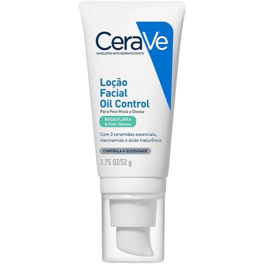 Loção Facial Oil Control CeraVe Pele Mista A Oleosa 52g em Oferta na Shopee