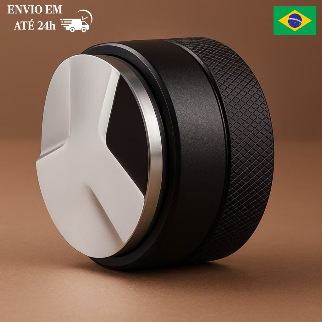 Imagem Distribuidor Pó de café Nivelador Expresso Pro Distribuição Tamper Giratório Ajustável