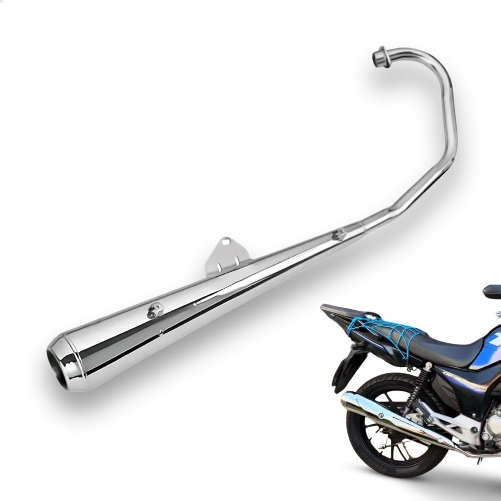 Escapamento Desmiolado Fan Start Titan 160 Estralador Turbo Polimet em Oferta na Shopee