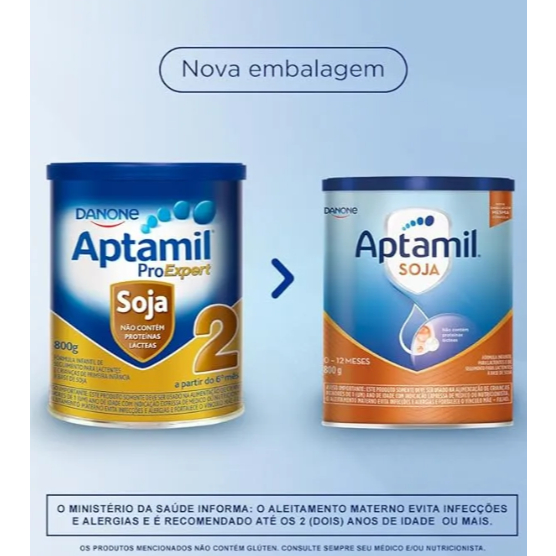 Aptamil Soja 0-12 meses 800g – Danone — imagem 2 de 2