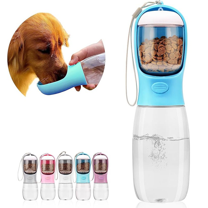 Garrafa De Água Portátil Passeio Para Gatos Cães Dispensador Multifuncional em Oferta na Shopee