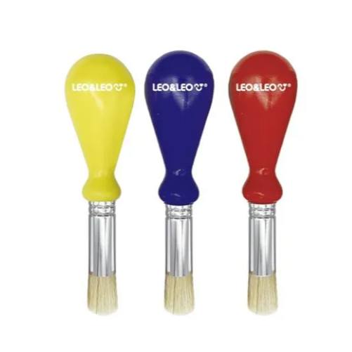 Pincel Ergonômico Color Joy Kit Com 3  unidades.