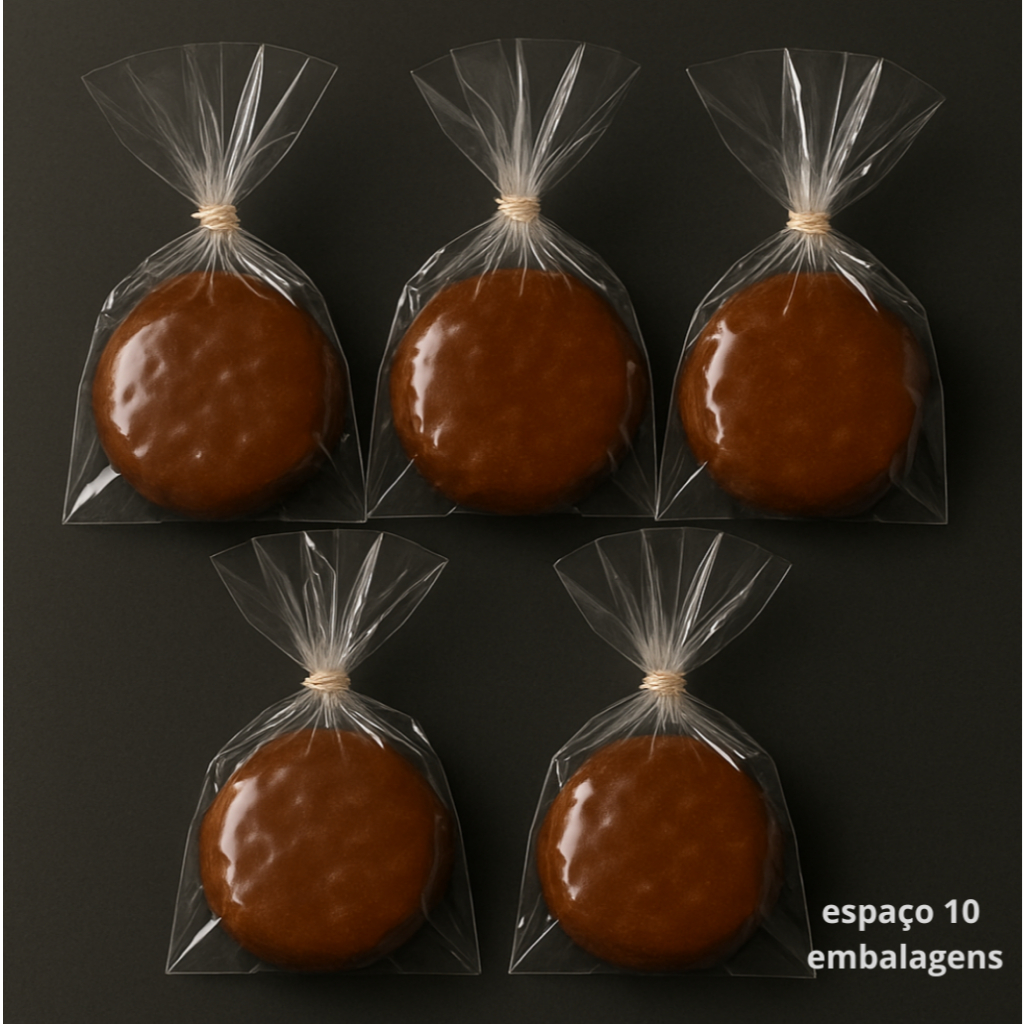 100 Saquinho Transparente 10x15 Para Pão de mel Alfajor Mini Donuts Brownie Pirulito Doces Uso Geral em Oferta na Shopee